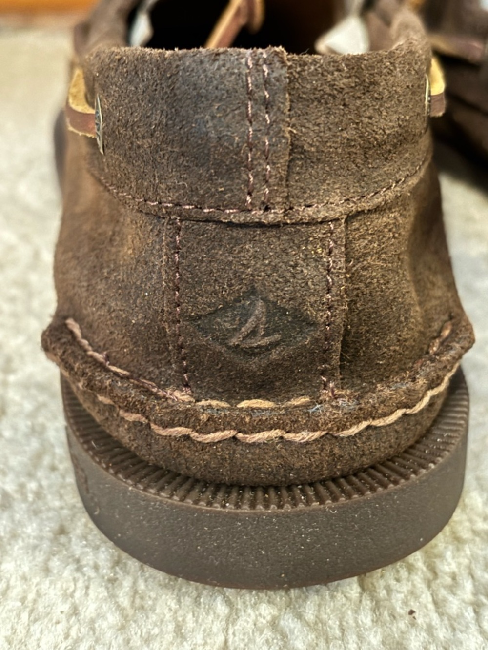 ✨HOST PICK✨- NWOT Sperry Men’s Dark Brown Suede Boat Shoes with Tan Laces - Picture 10 of 16